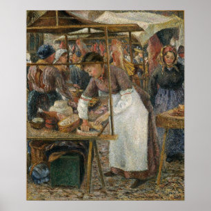 Pissarro - Der Schweinemetzer 1883 Poster