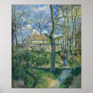 Pissarro - Der Weg nach Les Pouilleux Pontoise Poster