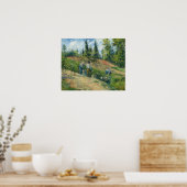 Pissarro - Die Erntepause 1880 Poster (Küche)