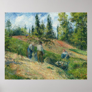Pissarro - Die Erntepause 1880 Poster
