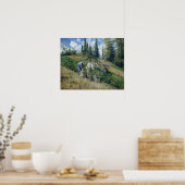 Pissarro - Die Erntepause 1881 Poster (Küche)