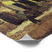 Pissarro - Ein Platz in La Roche-Guyon 1867 Poster (Ecke)