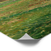 Pissarro - Feld und Mühle im Oktober 1884 Poster (Ecke)