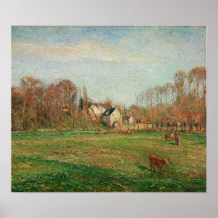 Pissarro - Field And Mill At Osny 1884 Poster