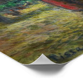 Pissarro - Frau leert den Handkart 1880 Poster (Ecke)