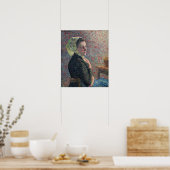 Pissarro - Frau mit grünem Scarf 1893 Poster (Küche)