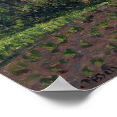 Pissarro - Gartenarbeit 1898 Poster (Ecke)