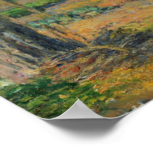 Pissarro - Gemüsegarten Poster (Ecke)