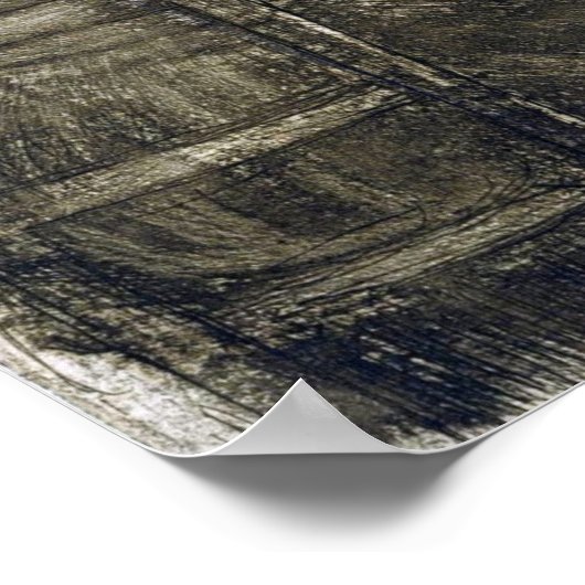 Pissarro - Gemüsemarkt Poster (Ecke)