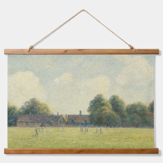 Pissarro Hampton Court Berühmte Alte Kunstholzmaue Wandteppich Mit Holzrahmen
