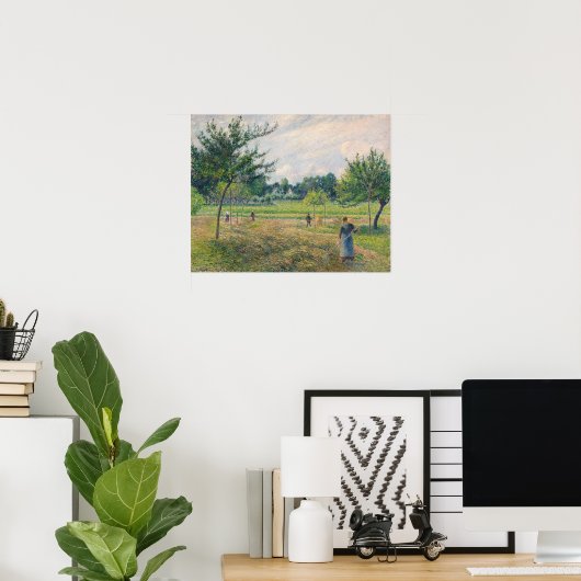 Pissarro - Hay Time 1902 Poster (Heimbüro)