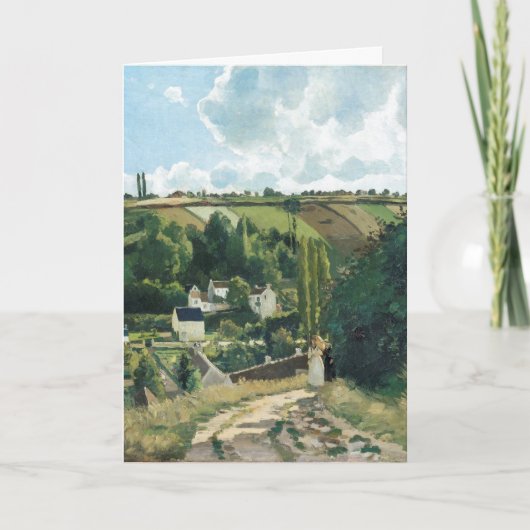 Pissarro - Jalais Hill, Pontoise, Karte (Vorderseite)