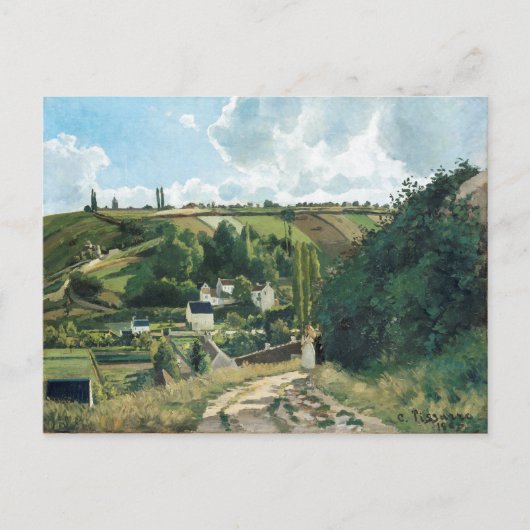 Pissarro - Jalais Hill, Pontoise, Postkarte (Vorderseite)