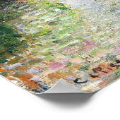 Pissarro - Junge Frau, die 1894 ihr Fett badet Poster (Ecke)