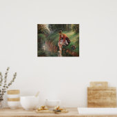 Pissarro - Junge Frau, die 1895 ihr Fett badet Poster (Küche)