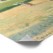 Pissarro Landschaft Ile De France Art Poster (Ecke)