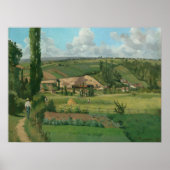 Pissarro Landschaft Les Patios Berühmte Kunst Poster (Vorne)
