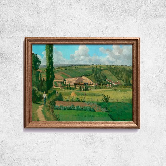 Pissarro Landschaft Les Patios Berühmte Kunst Poster