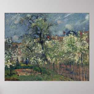 Pissarro - Maubuisson Garden Pontoise Pear Trees Poster