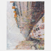 Pissarro - Montmartre, Mardi Gras am Boulevard Fleecedecke (Vorderseite)