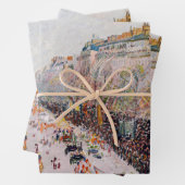 Pissarro - Montmartre, Mardi Gras am Boulevard Geschenkpapier Set (Beispiel)
