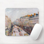 Pissarro - Montmartre, Mardi Gras am Boulevard Mousepad (Mit Mouse)