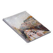 Pissarro - Montmartre, Mardi Gras am Boulevard Notizblock (Rechte Seite)