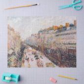 Pissarro - Montmartre, Mardi Gras am Boulevard Seidenpapier (Basteln)