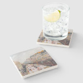 Pissarro - Montmartre, Mardi Gras am Boulevard Steinuntersetzer (Seitenansicht)