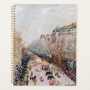 Pissarro - Montmartre, Mardi Gras auf dem Boulevar Planer