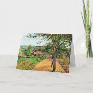 Pissarro - Obstgärten von Louveciennes, feine Kuns Karte