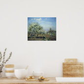 Pissarro - Orchard in Bloom Louveciennes 1892 Poster (Küche)