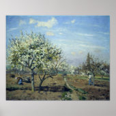 Pissarro - Orchard in Bloom Louveciennes 1892 Poster (Vorne)