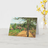 Pissarro - Orden von Louveciennes, schöne Kunst, Karte (Gelbe Blume)