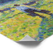 Pissarro - Pasture Sunset Eragny 1890 Poster (Ecke)