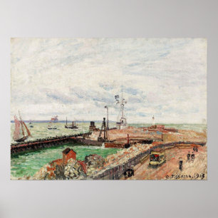 Pissarro - Pier und Semaphore von Havre 1903 Poster
