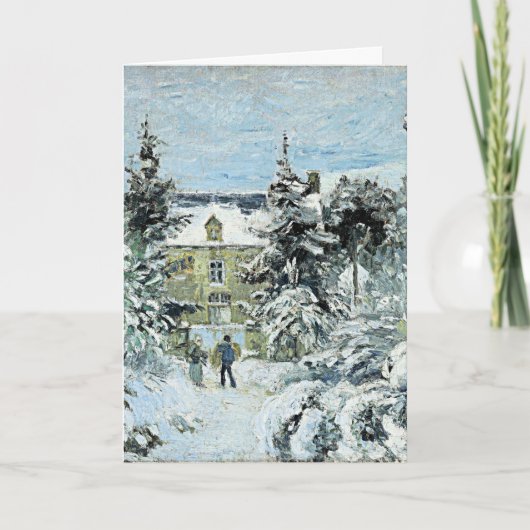 Pissarro - Piette's House in Montfoucault Karte (Vorderseite)