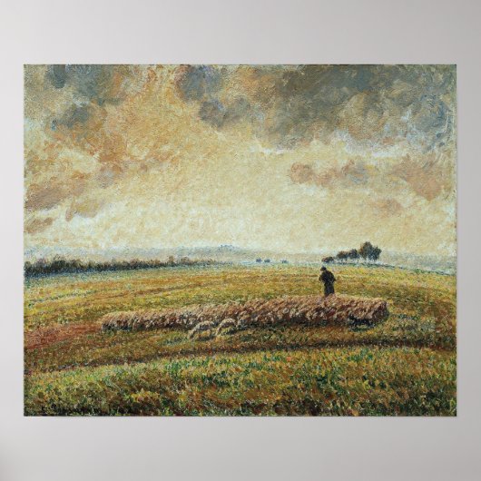 Pissarro - Schleuse of Sheep 1902 Poster (Vorne)