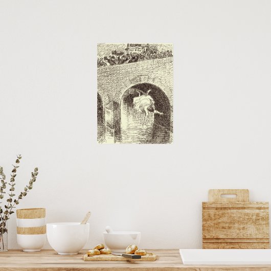 Pissarro - Selbstmord an einer verlassenen Frau Poster (Küche)