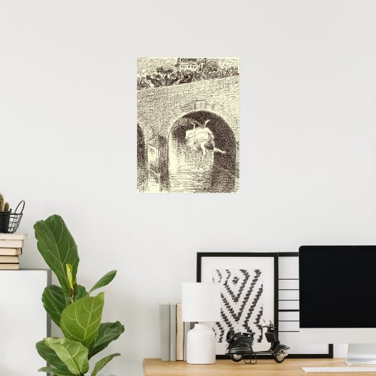 Pissarro - Selbstmord an einer verlassenen Frau Poster (Heimbüro)