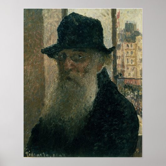 Pissarro - Selbstportrait 1903 Poster (Vorne)