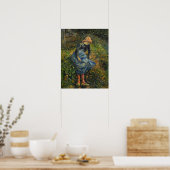 Pissarro - Shepherdess (Young Peasant Girl) 1881 Poster (Küche)