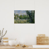Pissarro - Sonnenlicht auf der Straße Pontoise Poster (Küche)