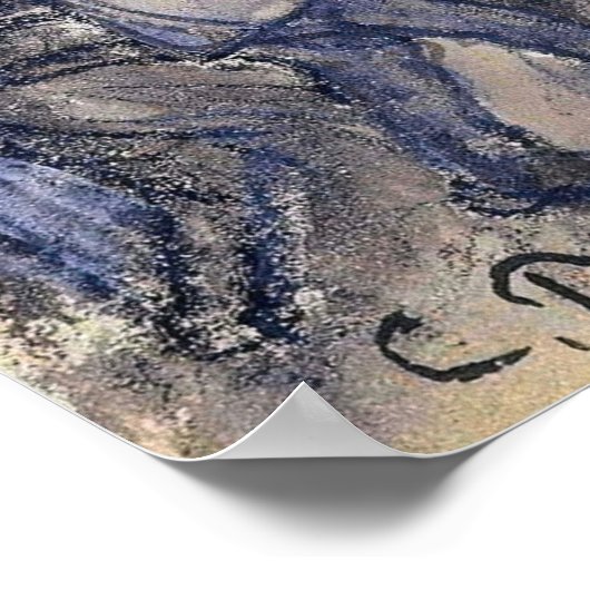 Pissarro - Städtischer Aufstand in Paris 1870 Poster (Ecke)