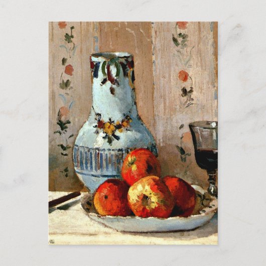 Pissarro - Still Life with Apples and Pitcher Postkarte (Vorderseite)