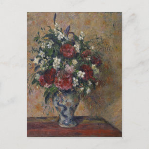 Pissarro Stillleben mit Pfannenbäumen und Orange Postkarte