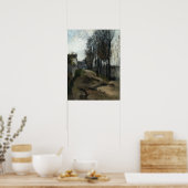 Pissarro - Straße Winter 1862 Poster (Küche)