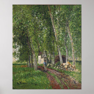 Pissarro - Thicket at Moret 1902 Poster