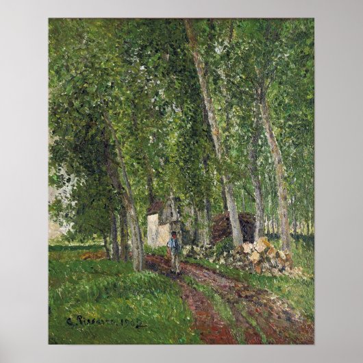 Pissarro - Thicket at Moret 1902 Poster (Vorne)