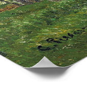 Pissarro - Thicket at Moret 1902 Poster (Ecke)